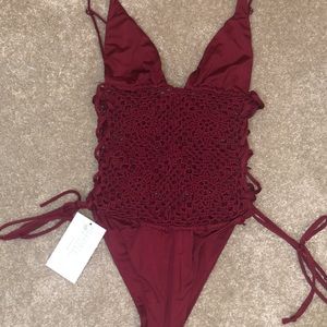 Frankie’s Bikinis Crochet One Piece